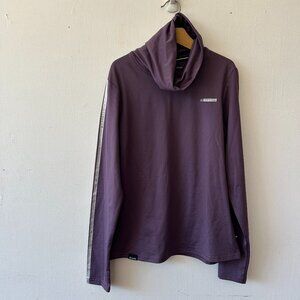 Cavallo Equestrian Turtleneck Womens Size 10 Purple Pullover Riding Shirt Horse